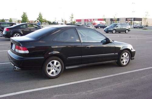 black honda civic